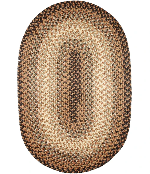 Rhody Easy Living Taupetone EL33 7 ft. X 9 ft. Oval Rug