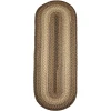 Rhody Easy Living Taupetone EL33 2 ft. X 4 ft. Oval Runner Braided Rug