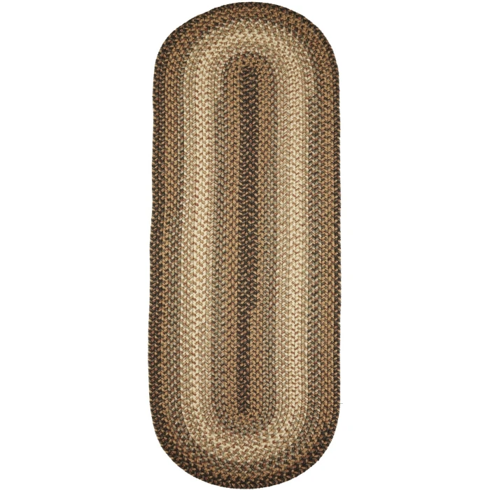 Rhody Easy Living Taupetone EL33 2 ft. X 4 ft. Oval Runner Rug