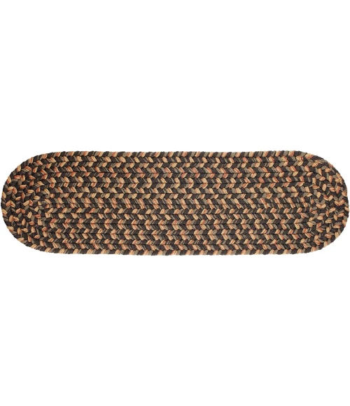 Rhody Easy Living Taupetone EL33 8 in. X 28 in. Stair Tread Set-of-13 Rug
