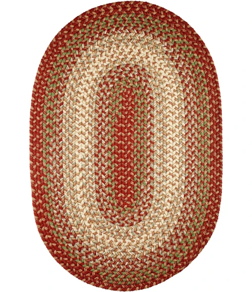 Rhody Easy Living Warm Earth EL43 7 ft. X 9 ft. Oval Rug