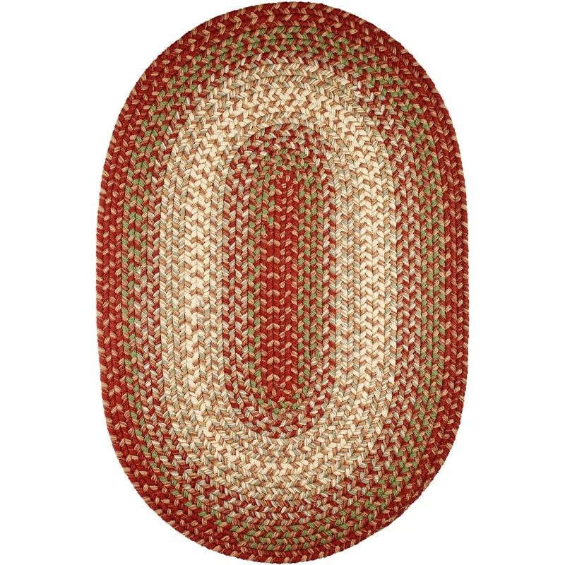 Rhody Easy Living Warm Earth EL43 8 ft. X 11 ft. Oval Rug