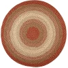 Rhody Easy Living Warm Earth EL43 10 ft. X 10 ft. Round Braided Rug