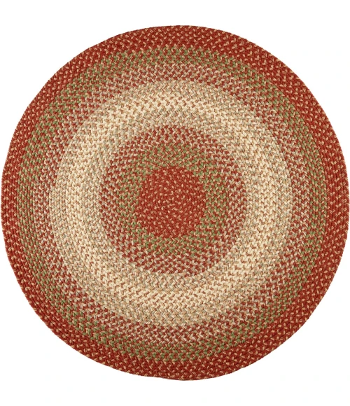 Rhody Easy Living Warm Earth EL43 10 ft. X 10 ft. Round Rug