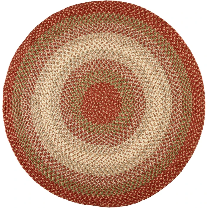 Rhody Easy Living Warm Earth EL43 8 ft. X 8 ft. Round Rug