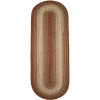 Rhody Easy Living Warm Earth EL43 2 ft. X 4 ft. Oval Runner Braided Rug