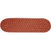 Rhody Easy Living Warm Earth EL43 8 in. X 28 in. Stair Tread Set-of-13 Braided Rug