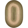 Rhody Easy Living Herb Garden EL63 3 ft. X 5 ft. Oval Braided Rug