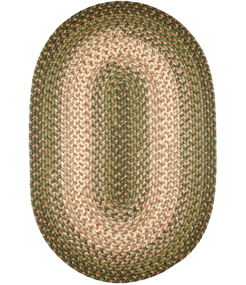 Rhody Easy Living Herb Garden EL63 4 ft. X 6 ft. Oval Rug