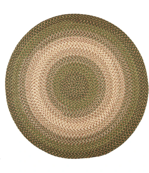 Rhody Easy Living Herb Garden EL63 8 ft. X 8 ft. Round Rug