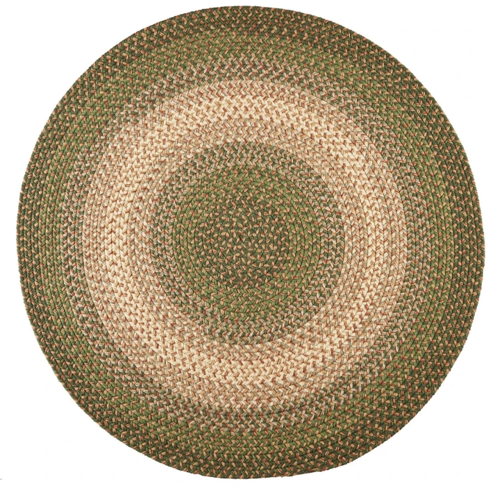 Rhody Easy Living Herb Garden EL63 4 ft. X 4 ft. Round Rug