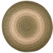 Rhody Easy Living Herb Garden EL63 4 ft. X 4 ft. Round Braided Rug
