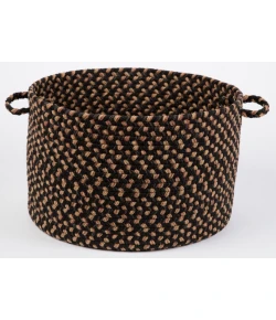 Rhody Easy Living Charcoal EL83 18 in. X 12 in. Basket Braided Rug