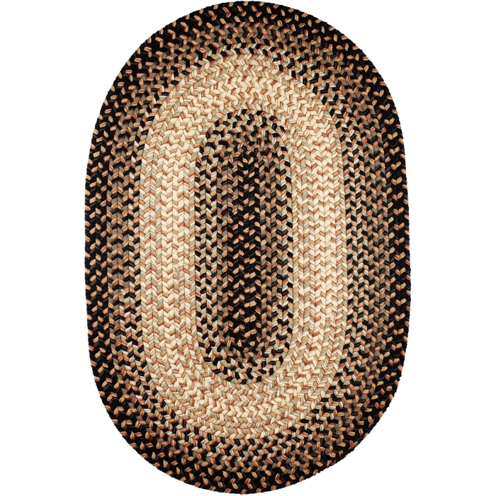 Rhody Easy Living Charcoal EL83 2 ft. X 3 ft. Oval Rug