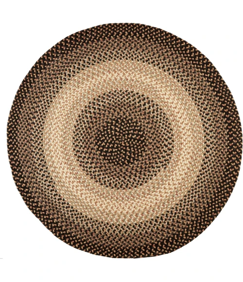 Rhody Easy Living Charcoal EL83 6 ft. X 6 ft. Round Rug