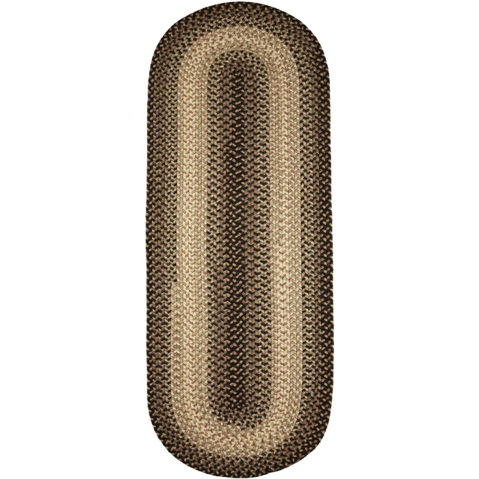 Rhody Easy Living Charcoal EL83 2 ft. X 4 ft. Oval Runner Rug