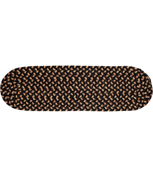 Rhody Easy Living Charcoal EL83 8 in. X 28 in. Stair Tread Set-of-13 Rug