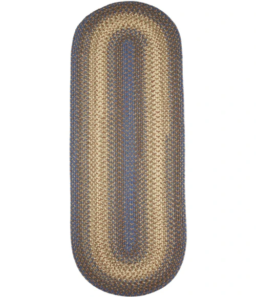 Rhody Easy Living Blue Lake EL93 2 ft. X 4 ft. Oval Runner Rug