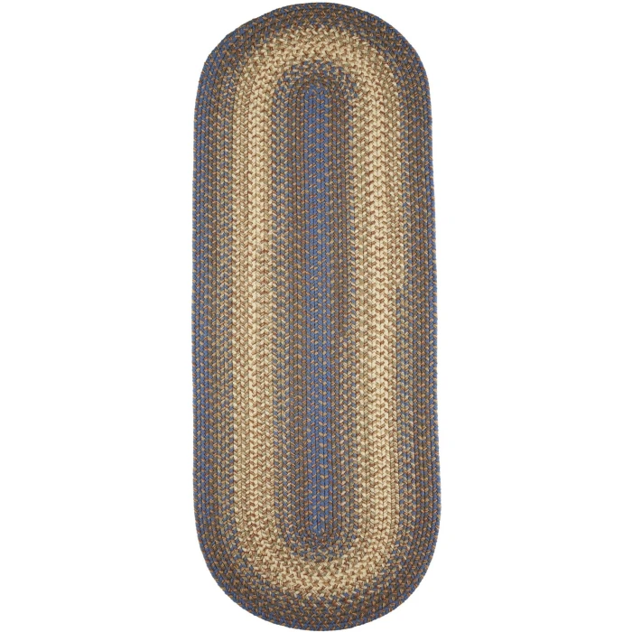 Rhody Easy Living Blue Lake EL93 2 ft. X 4 ft. Oval Runner Rug