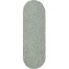 Rhody Elegance Dusty Sage EG22 2 ft. X 8 ft. Oval Runner Braided Rug