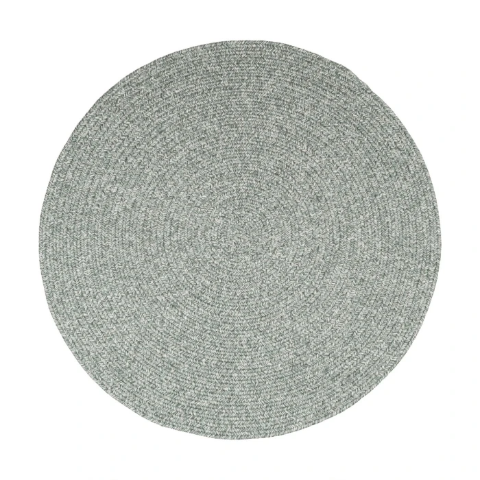 Rhody Elegance Dusty Sage EG22 4 ft. X 4 ft. Round Rug