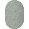 Rhody Elegance Dusty Sage EG22 8 ft. X 11 ft. Oval Braided Rug