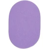 Rhody Happy Braids Solid Violet HB15 10 ft. X 13 ft. Oval Braided Rug