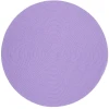 Rhody Happy Braids Solid Violet HB15 10 ft. X 10 ft. Round Braided Rug