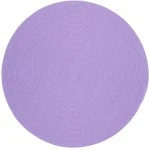 Rhody Happy Braids Solid Violet HB15 10 ft. X 10 ft. Round Braided Rug
