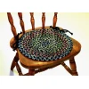 Rhody Katie Navy KA13 15 in. X 15 in. Chair Pad Set-of-4 Braided Rug