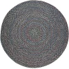 Rhody Katie Navy KA13 4 ft. X 4 ft. Round Braided Rug