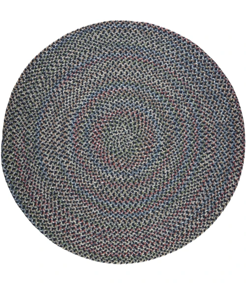Rhody Katie Navy KA13 4 ft. X 4 ft. Round Rug