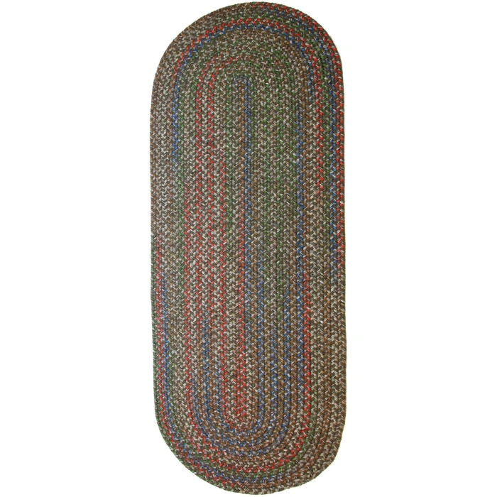 Rhody Katie Dk Taupe KA23 2 ft. X 4 ft. Oval Runner Rug