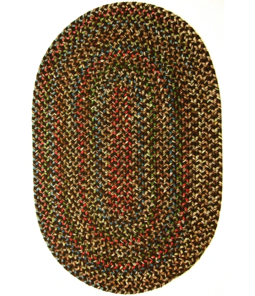 Rhody Katie Brown KA33 8 ft. X 11 ft. Oval Rug