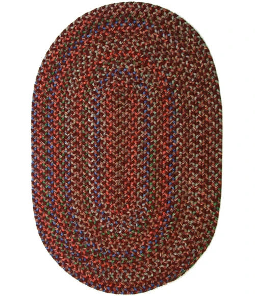 Rhody Katie Burgundy KA43 10 ft. X 13 ft. Oval Rug