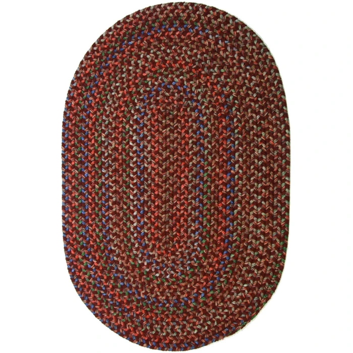 Rhody Katie Burgundy KA43 7 ft. X 9 ft. Oval Rug
