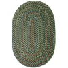 Rhody Katie Sage KA63 10 ft. X 13 ft. Oval Braided Rug