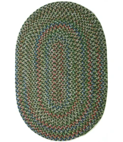 Rhody Katie Sage KA63 5 ft. X 8 ft. Oval Braided Rug