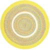 Rhody Kids' Isle Yellow KI14 10 ft. X 10 ft. Round Braided Rug