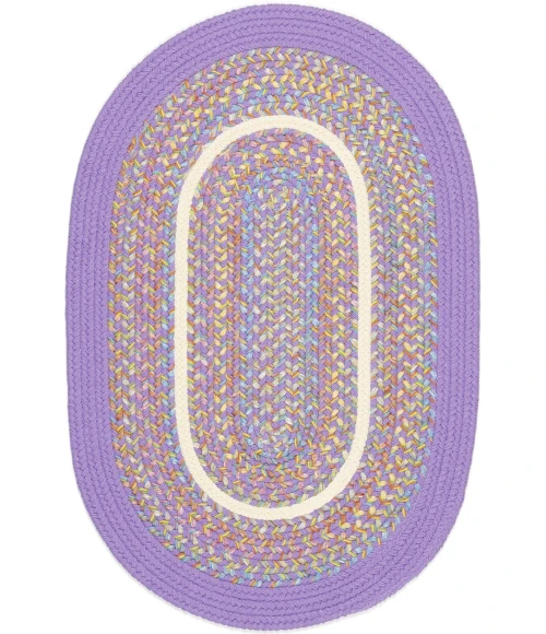 Rhody Kids' Isle Violet KI15 2 ft. X 3 ft. Oval Rug