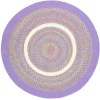 Rhody Kids' Isle Violet KI15 10 ft. X 10 ft. Round Braided Rug