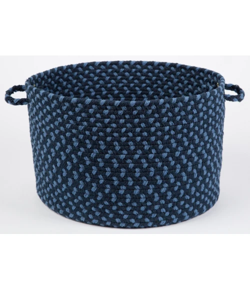 Rhody Manhattan Evening Sky MA14 18 in. X 12 in. Basket Rug