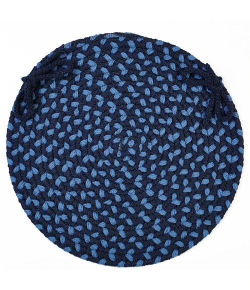 Rhody Manhattan Evening Sky MA14 15 in. X 15 in. Chair Pad Set-of-4 Rug