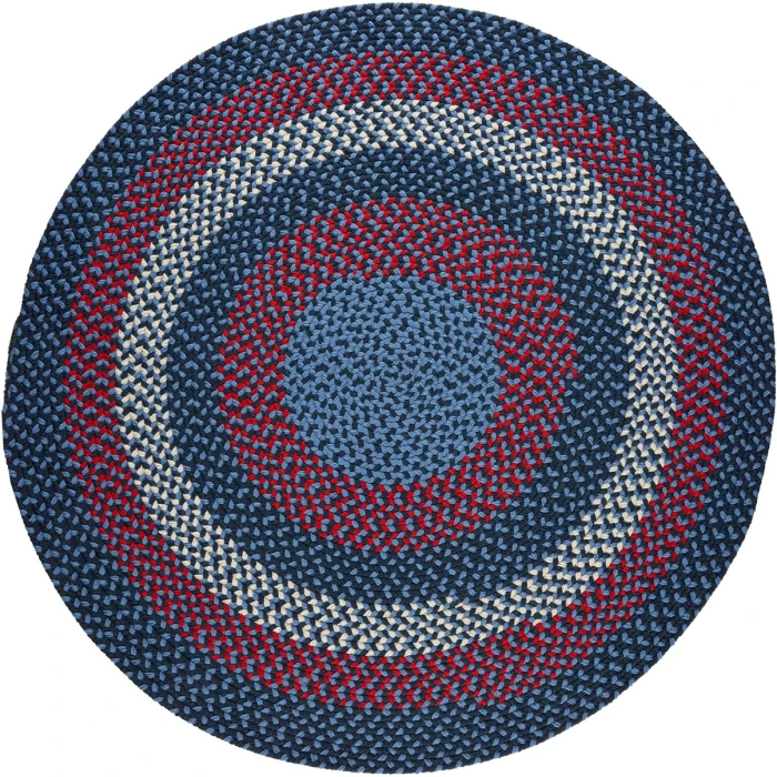 Rhody Manhattan Evening Sky MA14 8 ft. X 8 ft. Round Rug
