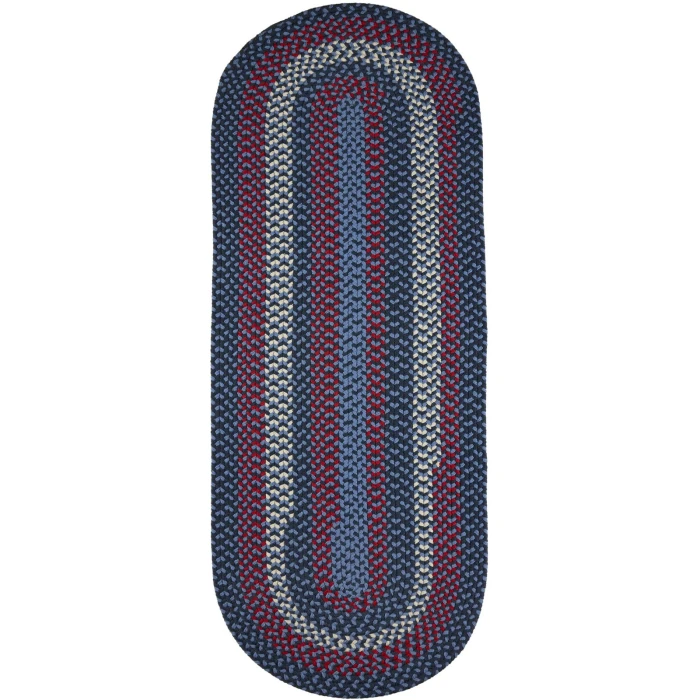 Rhody Manhattan Evening Sky MA14 2 ft. X 4 ft. Oval Runner Rug