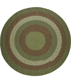 Rhody Manhattan Greenmarket MA24 10 ft. X 10 ft. Round Braided Rug