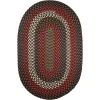 Rhody Manhattan Velvet MA34 4 ft. X 6 ft. Oval Braided Rug