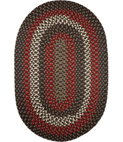 Rhody Manhattan Velvet MA34 4 ft. X 6 ft. Oval Braided Rug