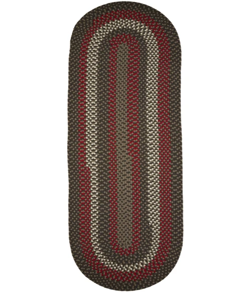 Rhody Manhattan Velvet MA34 2 ft. X 8 ft. Oval Runner Rug