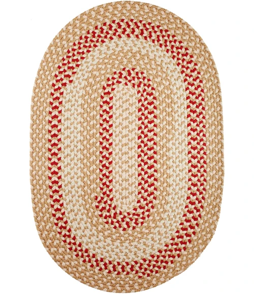 Rhody Manhattan Natural MA54 4 ft. X 6 ft. Oval Rug